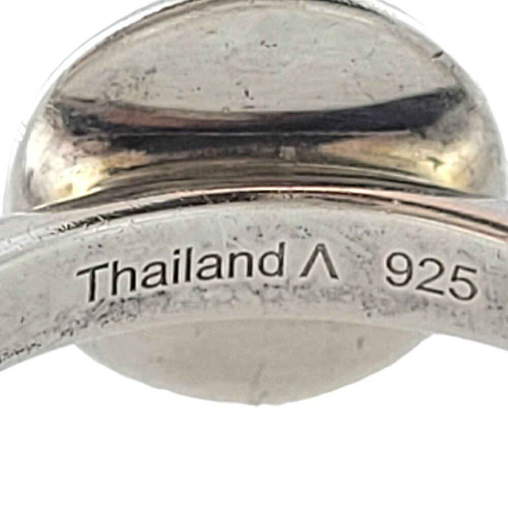COACH Sterling Silver Heart Ring Size 7.25 #18043 - Picture 7 of 9